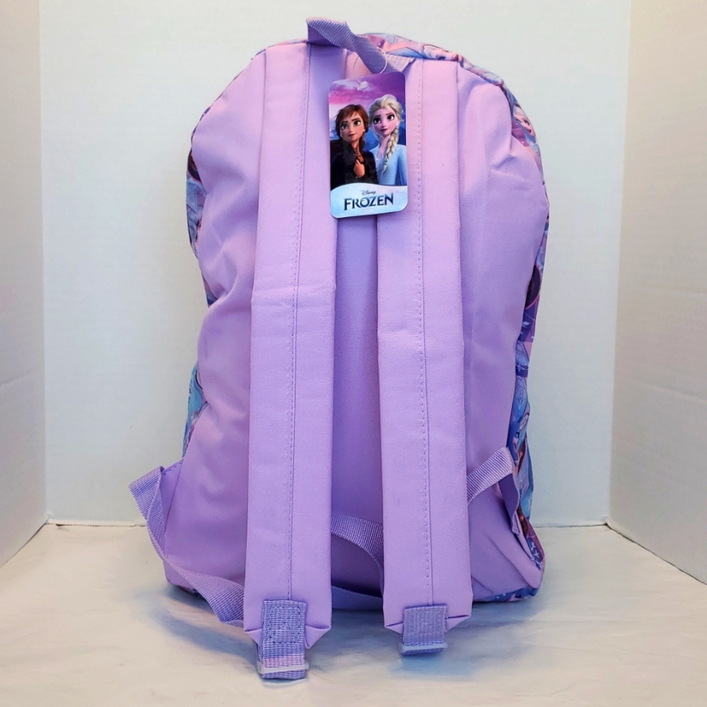 Disney Frozen Blue and Purple Kids Backpack - Picture 3 of 3